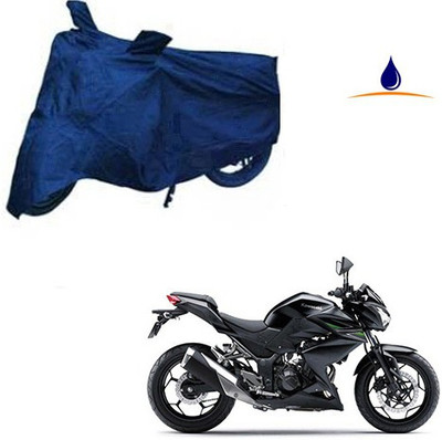 Mdstar Waterproof Two Wheeler Cover for Kawasaki(Z250, Blue)