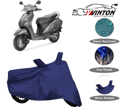 V VINTON Two Wheeler Cover for Honda(Activa 3G, Blue)