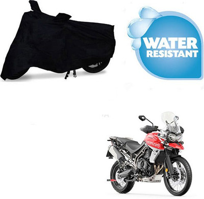 RPSENTTERPR Waterproof Two Wheeler Cover for Triumph(Tiger 800 XCA, Black)