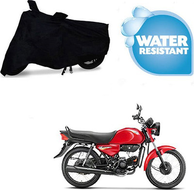 saanvi Waterproof Two Wheeler Cover for Hero(CD Dawn, Black)