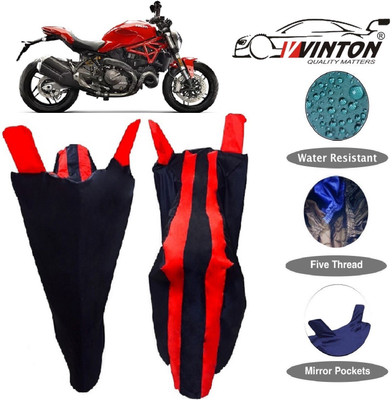 V VINTON Two Wheeler Cover for Ducati(Monster 821, Red, Blue)