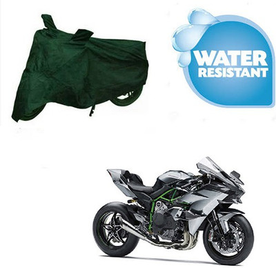 SpeedRock Waterproof Two Wheeler Cover for Kawasaki(Ninja, Green)