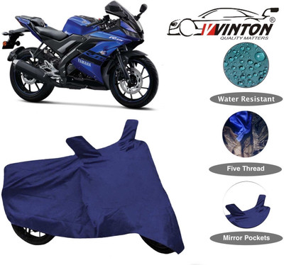 V VINTON Two Wheeler Cover for Yamaha(R15 V3, Blue)