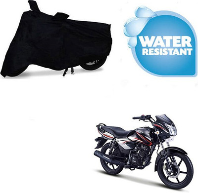 RPSENTTERPR Waterproof Two Wheeler Cover for TVS(Phoenix 125, Black)