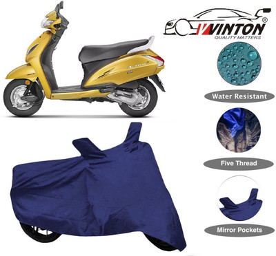 V VINTON Two Wheeler Cover for Honda(Activa 5G, Blue)