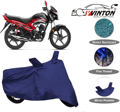 V VINTON Two Wheeler Cover for Honda(Dream Yuga, Blue)