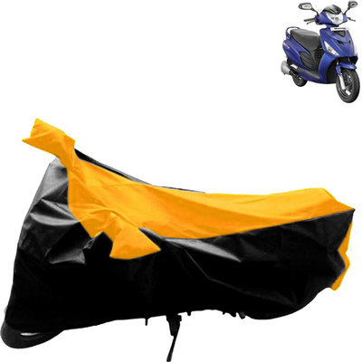 aksmit Two Wheeler Cover for Hero(Maestro Edge, Black, Yellow)