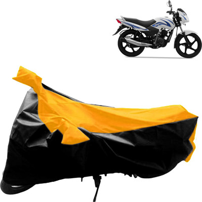 Rhtdm Two Wheeler Cover for TVS(Star Sport, Black, Yellow)