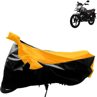 aksmit Two Wheeler Cover for Mahindra(Pantero, Black, Yellow)