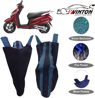 V VINTON Two Wheeler Cover for Honda(Activa 125, Blue)