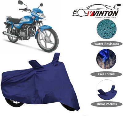 V VINTON Two Wheeler Cover for Hero(HF, Blue)