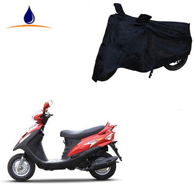 RPSENTTERPR Waterproof Two Wheeler Cover for Mahindra(Flyte, Black)
