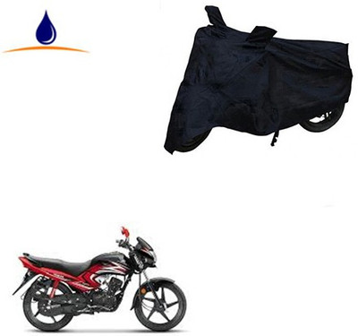 Mdstar Waterproof Two Wheeler Cover for Honda(Dream Yuga, Black)
