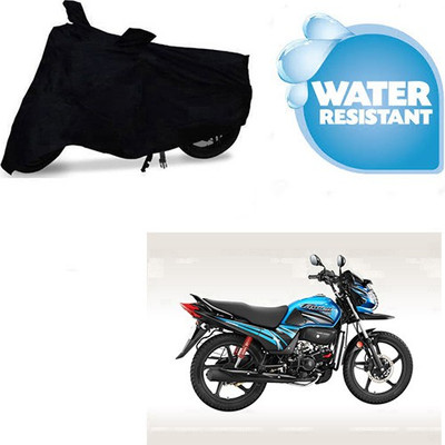 MMSSTAR Waterproof Two Wheeler Cover for Honda(Passion Pro TR, Black)