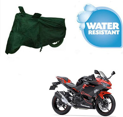 SpeedRock Waterproof Two Wheeler Cover for Kawasaki(Ninja 250, Green)