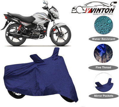V VINTON Two Wheeler Cover for Hero(Glamour, Blue)