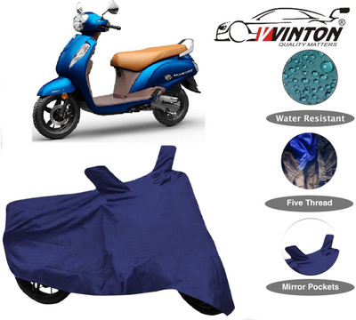 V VINTON Two Wheeler Cover for Suzuki(New Access 125, Blue)