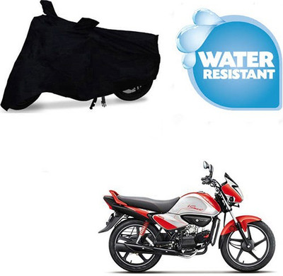 RPSENTTERPR Waterproof Two Wheeler Cover for Hero(Splendor I Smart, Black)