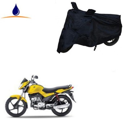 Feel heaven Waterproof Two Wheeler Cover for Mahindra(Stallio, Black)