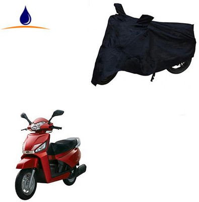 Feel heaven Waterproof Two Wheeler Cover for Mahindra(Gusto, Black)