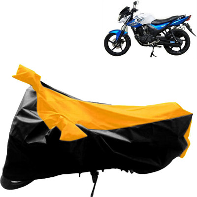 aksmit Two Wheeler Cover for Yamaha(SZ-RR, Black, Yellow)