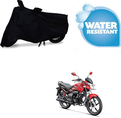 saanvi Waterproof Two Wheeler Cover for Hero(Passion Xpro, Black)