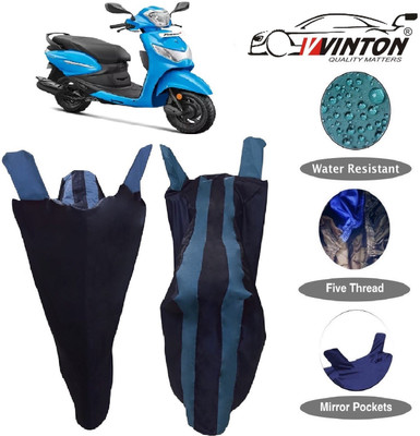 V VINTON Two Wheeler Cover for Hero(Pleasure, Blue)