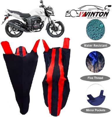 V VINTON Two Wheeler Cover for Honda(CB Trigger, Red)