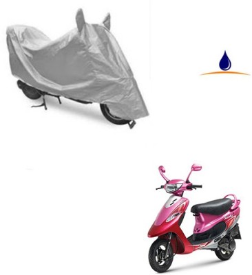 Atulit enterprises Waterproof Two Wheeler Cover for TVS(Scooty Pep+, Silver)