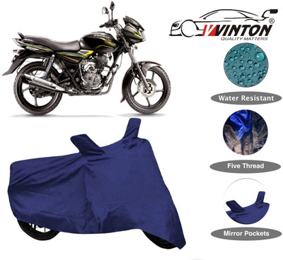 V VINTON Two Wheeler Cover for Bajaj(Discover 100 DTS-i, Blue)