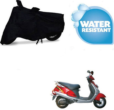 Mdstar Waterproof Two Wheeler Cover for Kinetic(Nova, Black)
