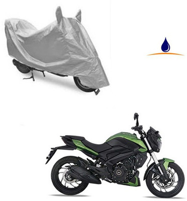 Atulit enterprises Waterproof Two Wheeler Cover for Bajaj(Dominar, Silver)