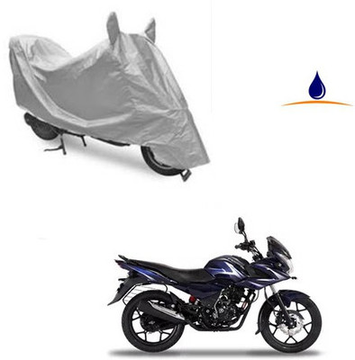Atulit enterprises Waterproof Two Wheeler Cover for Bajaj(Discover 150 f, Silver)