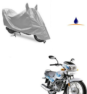 RPSENTTERPR Waterproof Two Wheeler Cover for TVS(Victor GLX, Silver)