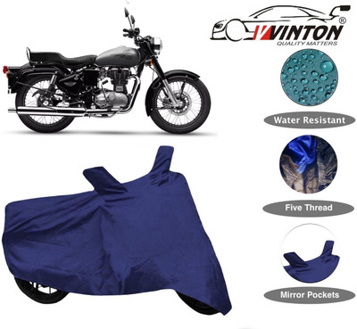 V VINTON Two Wheeler Cover for Royal Enfield(Bullet 350, Blue)