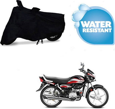 RPSENTTERPR Waterproof Two Wheeler Cover for Hero(CD deluxe, Black)