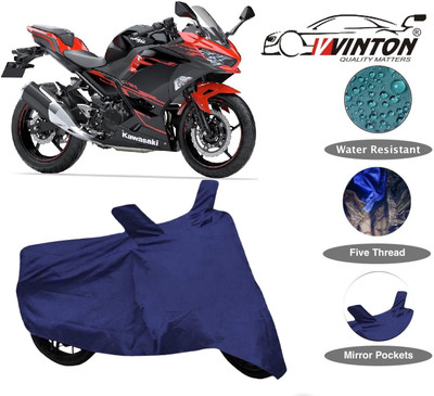V VINTON Two Wheeler Cover for Kawasaki(Ninja 300, Blue)