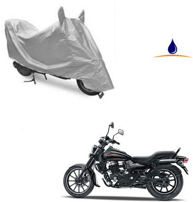 Atulit enterprises Waterproof Two Wheeler Cover for Bajaj(Avenger 150 Street, Silver)