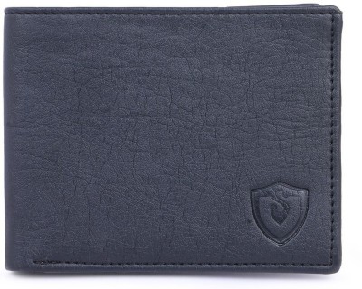 Keviv Men Casual Black Artificial Leather Wallet(7 Card Slots)