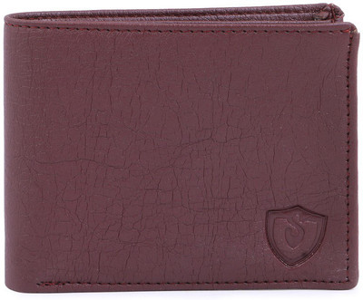 Keviv Men Brown Artificial Leather Wallet(10 Card Slots)