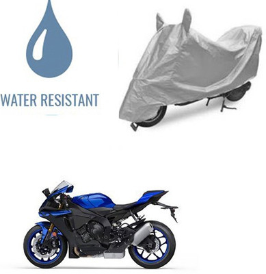 Atulit enterprises Waterproof Two Wheeler Cover for Yamaha(YZF R1, Silver)