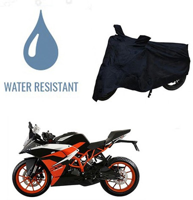 Atulit enterprises Waterproof Two Wheeler Cover for KTM(RC 200, Black)