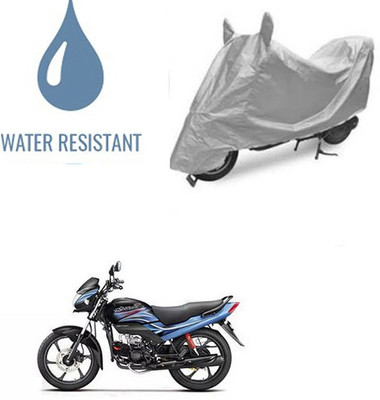 Atulit enterprises Waterproof Two Wheeler Cover for Hero(Passion Plus, Silver)