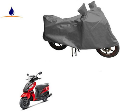 RPSENTTERPR Waterproof Two Wheeler Cover for Suzuki(Let's, Grey)