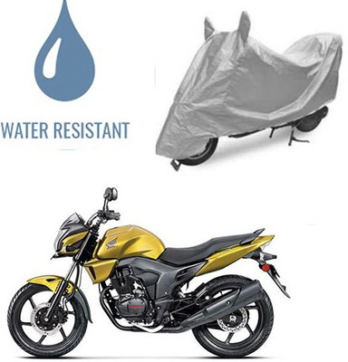 Atulit enterprises Waterproof Two Wheeler Cover for Honda(CB Trigger, Silver)