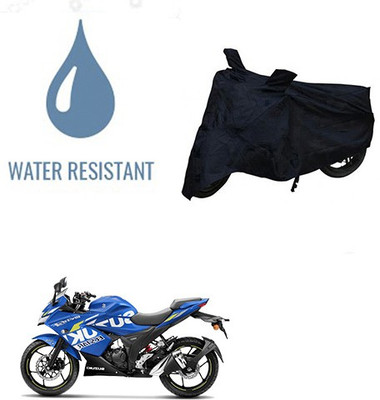RPSENTTERPR Waterproof Two Wheeler Cover for Suzuki(Gixxer SF, Black)