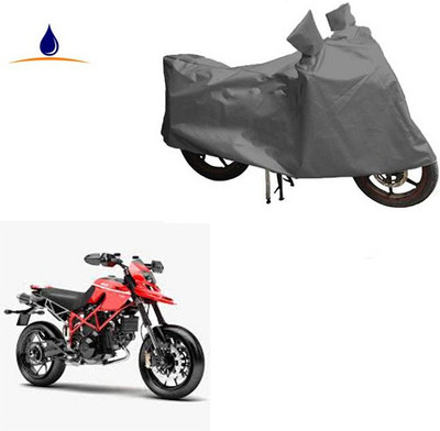 RPSENTTERPR Waterproof Two Wheeler Cover for Ducati(Hypermotard, Grey)
