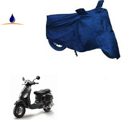 RPSENTTERPR Waterproof Two Wheeler Cover for Piaggio(Vespa, Blue)