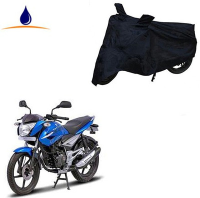 Feel heaven Waterproof Two Wheeler Cover for Bajaj(XCD 125cc, Black)