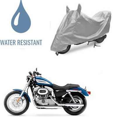 Atulit enterprises Waterproof Two Wheeler Cover for Harley Davidson(XL 883, Silver)